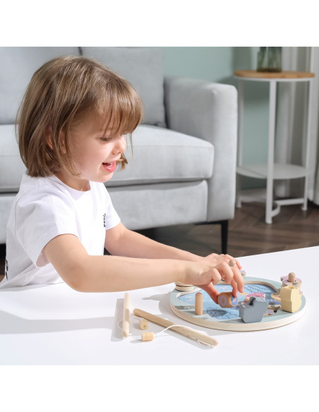 Viga PolarB Drewniana Gra Łowienie Rybek