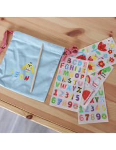 WOOPIE ART&FUN Zestaw Kreatywny Torebka + Naklejki do Dekorcji ponad 109 szt. 2