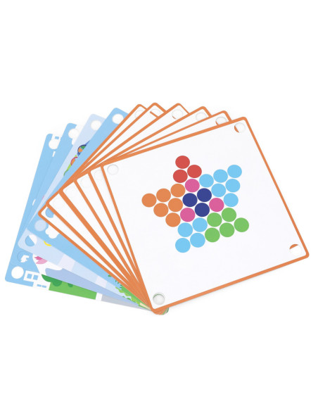 VIGA Drewniana Gra Kulki Złap i Dopasuj Układanka