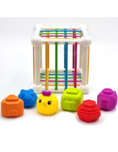 WOOPIE Elastyczna Kostka Sensoryczna Sorter dla Dzieci 7 el. 2