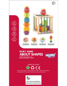 WOOPIE Elastyczna Kostka Sensoryczna Sorter dla Dzieci 7 el. 2