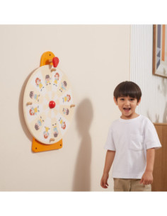 VIGA Tablica Ścienna Koło Pokaż Emocje i Wyraz Twarzy 2