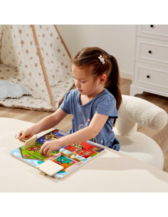 Viga Drewniana Tablica Manipulacyjna Zamek i Zatrzask Dom 2