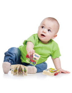 Viga Moja Pierwsza Książeczka Drewniana 1 szt. 2