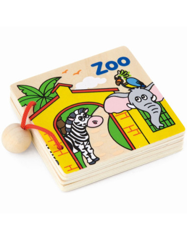 Viga Moja Pierwsza Książeczka Drewniana 1 szt.