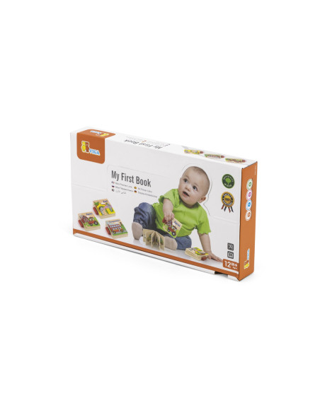 Viga Moja Pierwsza Książeczka Drewniana 1 szt.