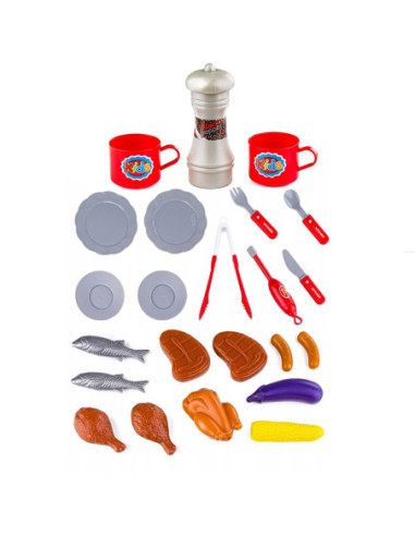 WOOPIE Grill dla Dzieci ze Światłem i Dźwiękiem + Akc.