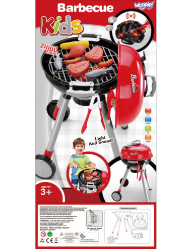 WOOPIE Grill dla Dzieci ze Światłem i Dźwiękiem + Akc.