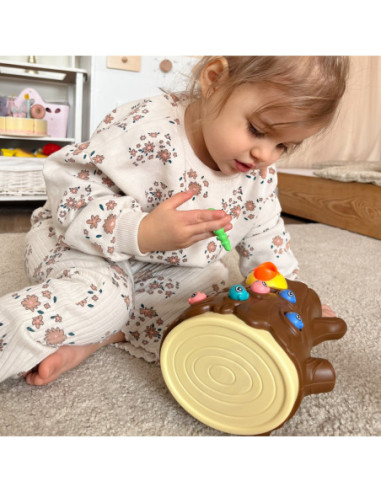 WOOPIE Gra Zręcznościowa Złap Robaczka + Skarbionka Wańka Wstańka Jajko