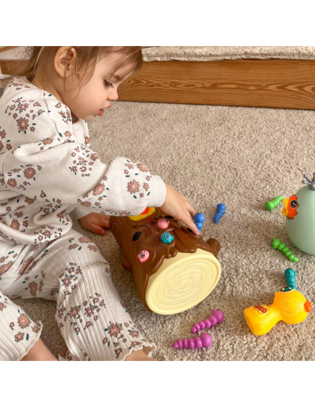 WOOPIE Gra Zręcznościowa Złap Robaczka + Skarbionka Wańka Wstańka Jajko