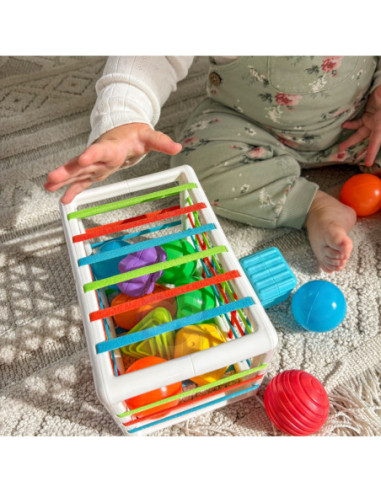 WOOPIE Elastyczna Kostka Sensoryczna Sorter dla Dzieci 13 el.