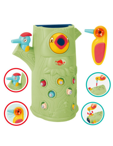 WOOPIE Gra Zręcznościowa Złap Robaka + 2 Dziecioły