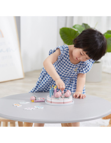 VIGA PolarB Drewniane Ciasto Tort Urodzinowy do Krojenia