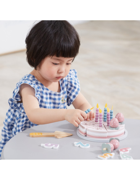 VIGA PolarB Drewniane Ciasto Tort Urodzinowy do Krojenia