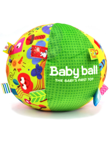 WOOPIE Miękka Sensoryczna Piłka z Wszywkami dla Malucha + Dźwięk