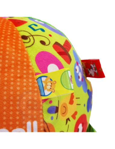 WOOPIE Miękka Sensoryczna Piłka z Wszywkami dla Malucha + Dźwięk