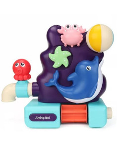 WOOPIE Zabawka Wodna do Kąpieli Delfinek + Kubeczek 2