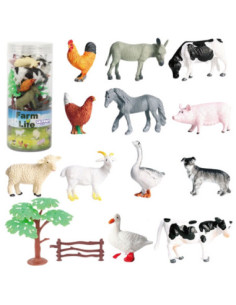 WOOPIE Farm Figures Set 14 pcs.