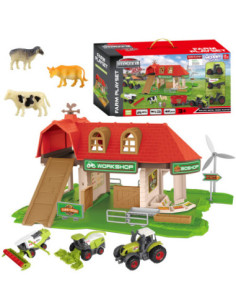 WOOPIE Farm Set Tractors + Figures 42 pcs.