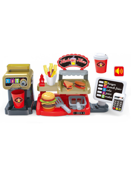 WOOPIE Fast Food XXL Sklep Restauracja Kasa + Dystrybutor Napojów