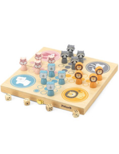 Viga PolarB Drewniana gra Ludo Chińczyk 2