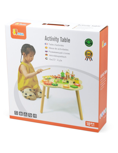 Viga PolarB Stół Stolik Edukacyjny Aktywności Piramidka Cymbałki Sensoryka Montessori