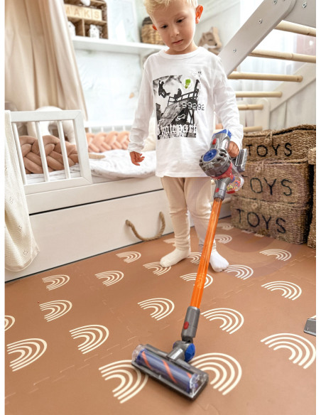 WOOPIE Interaktywny Odkurzacz Pionowy 3w1 dla Dzieci z Funkcją Ssania