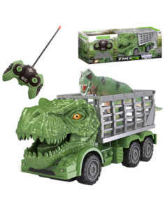 WOOPIE Samochód Zdalnie Sterowany RC Dinozaur Zielony + Figurka