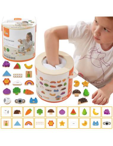 Viga Drewniana Gra W Ciemno Losowanie Wzorów