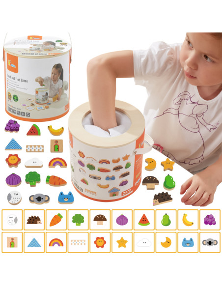 Viga Drewniana Gra W Ciemno Losowanie Wzorów