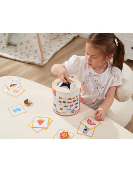 Viga Drewniana Gra W Ciemno Losowanie Wzorów