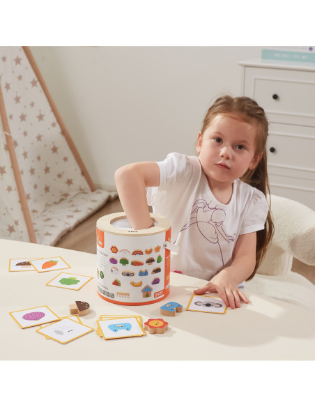 Viga Drewniana Gra W Ciemno Losowanie Wzorów