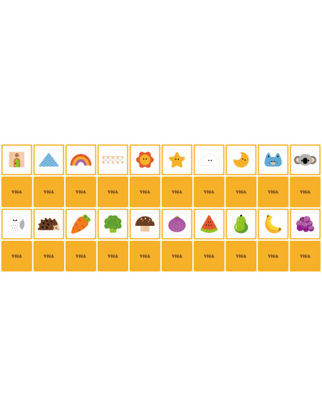 Viga Drewniana Gra W Ciemno Losowanie Wzorów