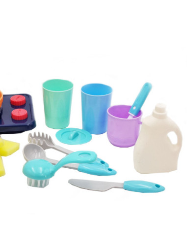 WOOPIE Zlewozmywak 2w1 Kuchnia dla Dzieci Różowa