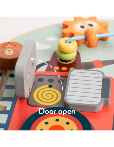 CLASSSIC WORLD Tablica Manipulacyjna Wielofunkcyjna 6w1 Podróżowanie