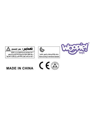 WOOPIE Klocki Sensoryczne do Ściskania 6 el.