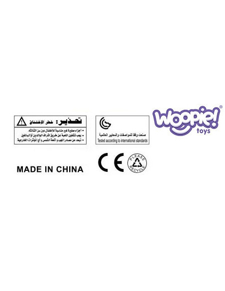 WOOPIE Klocki Sensoryczne do Ściskania 6 el.