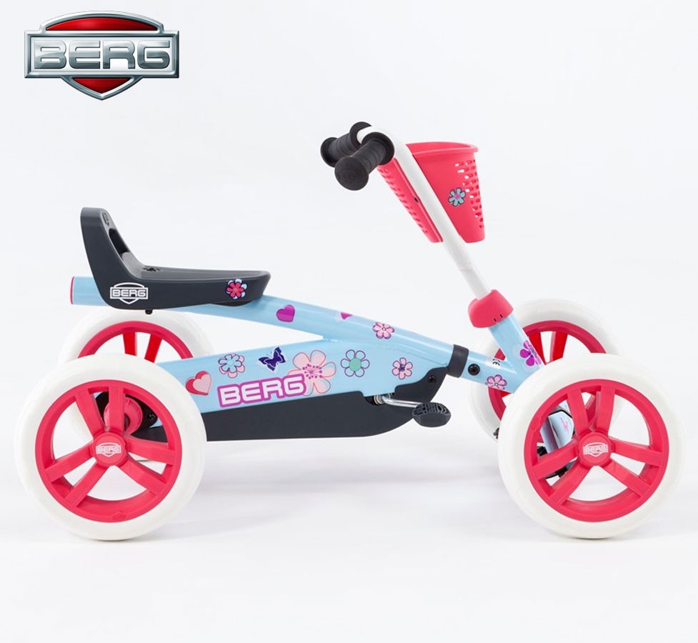 Gokart na pedały buzzy bloom ciche koła 2-5 lat do 30 kg