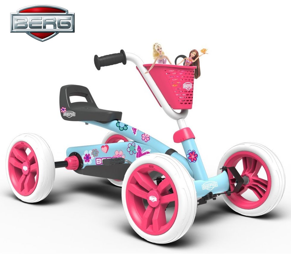 Gokart na pedały buzzy bloom ciche koła 2-5 lat do 30 kg