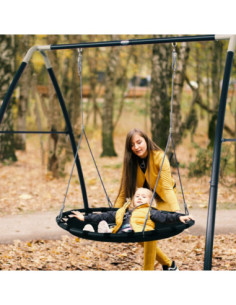 Axi Bocianie Gniazdo Huśtawka z Metalowym Stelażem dla Dzieci 2