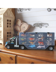 WOOPIE Samochód Transporter Dinozaury Ciężarówka 2