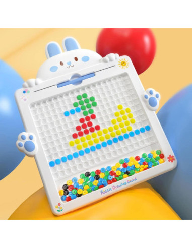 WOOPIE Tablica Magnetyczna dla Dzieci Montessori MagPad Królik