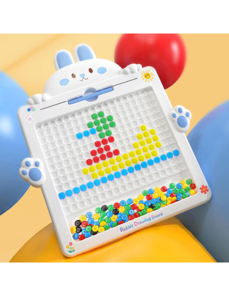 WOOPIE Tablica Magnetyczna dla Dzieci Montessori MagPad Królik