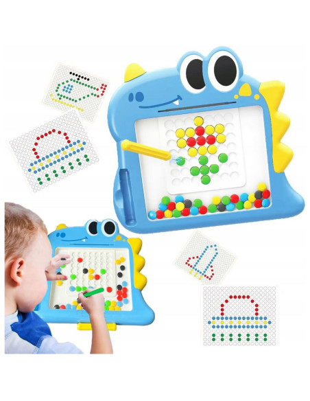 WOOPIE Tablica Magnetyczna dla Dzieci Montessori MagPad Dinozaur