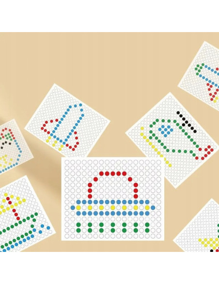 WOOPIE Tablica Magnetyczna dla Dzieci Montessori MagPad Dinozaur