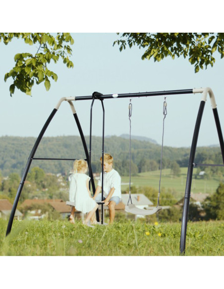 AXI Huśtawki Ogrodowe z Metalowym Stelażem dla Dzieci