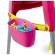 Smoby Różowa Tablica składana magnetyczna 2w1 80 elementów
