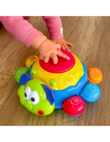 WOOPIE Zabawka Interaktywna do Raczkowania Biedronka