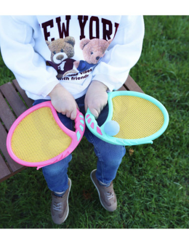 WOOPIE Gra Zręcznościowa CATCH BALL 2 Paletki + 2 Piłki