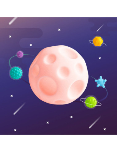 WOOPIE Klocki Sensoryczne do Ściskania 8 el.